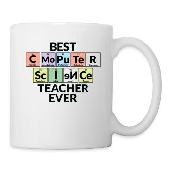 Bester Informatiklehrer Aller Zeiten - Tasse - Weiß - Rechts