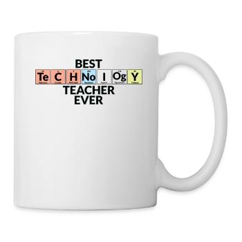 Meilleur professeur de technologie de tous les temps - Mug blanc - blanc - Droite