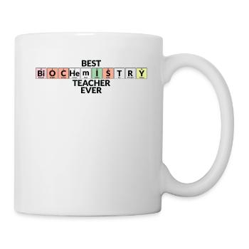 Meilleur professeur de biochimie de tous les temps - Mug blanc - blanc - Droite