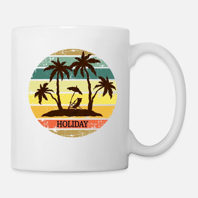 Vacances - Mug blanc - blanc