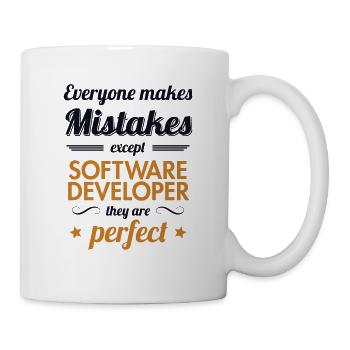 Software Developer are Perfect Developer Coder - Tasse - Weiß - Rechts