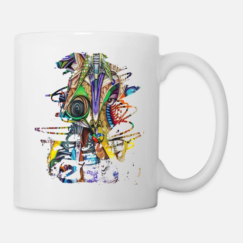 Graffiti Kunst Graffiti Stil Graffiti Splash - Tasse - Weiß