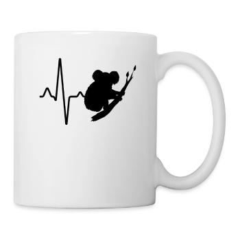 Koala Heartbeat - Mug - white - Right
