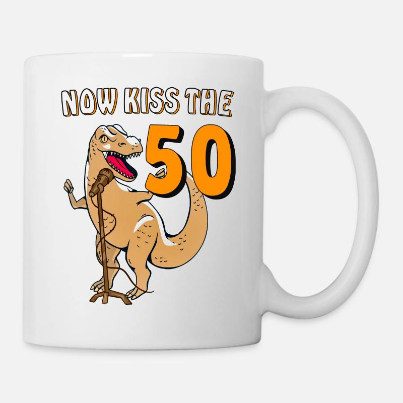 MAINTENANT EMBRASSEZ LES 50 - Mug blanc - blanc
