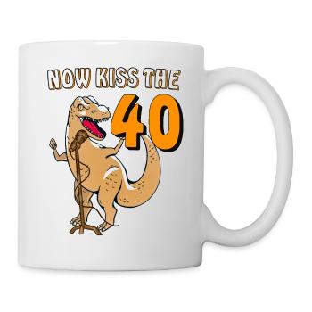 MAINTENANT EMBRASSEZ LES 40 - Mug blanc - blanc - Droite