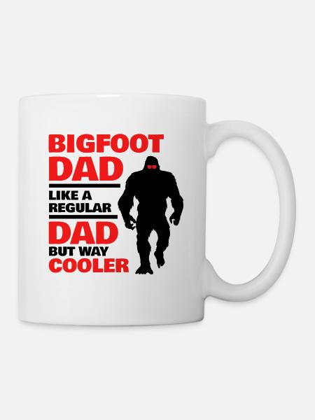 Bigfoot dad - Mug - white