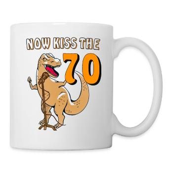 NOW KISS THE 70 - Tasse - Weiß - Rechts
