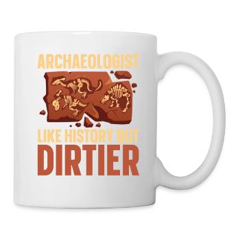 Archaeologist Like History Artifact Archaeology - Mug - white - Right