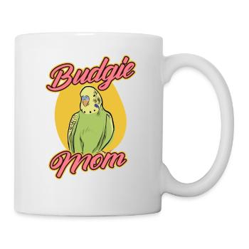 Budgerigar Mama Parrot Bird Budgie - Mug blanc - blanc - Droite