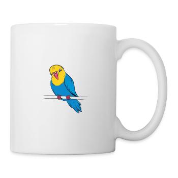 Ich Kann Ruhigen Papageien-vogel-wellensittich - Tasse - Weiß - Rechts