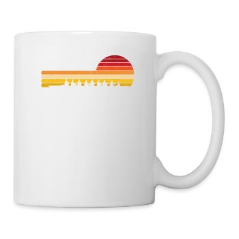 Aviron Rétro Vintage Style Pour l’équipage de dressage de rameurs - Mug blanc - blanc - Droite