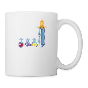 Game Nerd Spielkonsole Gaming zocken Gamepad - Tasse - Weiß - Rechts