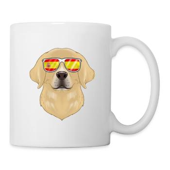 Labrador I Spain Sunglasses I Spanish Flag - Tasse - Weiß - Rechts