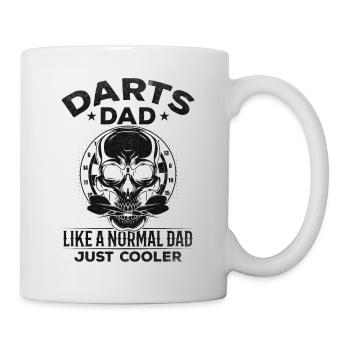 Dart Dad like a normal dad just cooler - - Mug - white - Right