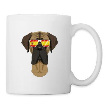 Mastiff I Spain Sunglasses I Spanish Flag - Tasse - Weiß - Rechts