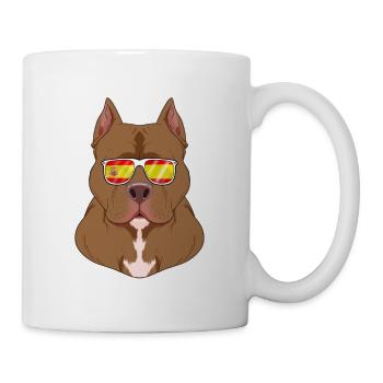 Pitbull I Spain Sunglasses I Spanish Flag - Tasse - Weiß - Rechts
