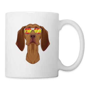 Vizsla I Spain Sunglasses I Spanish Flag - Tasse - Weiß - Rechts