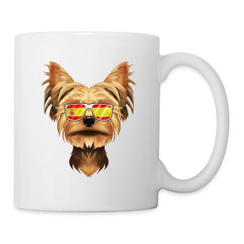 Yorkshire Terrier I Spain Sunglasses I Spanish - Mug - white - Right