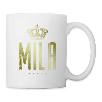 Mila - Tasse - Weiß - Rechts