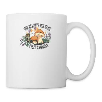 Mir reichts Champignons Ranger Pilzsucher der Mond - Tasse - Weiß - Rechts