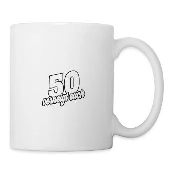 50. Geburtstag Der König wird 50 - Tasse - Weiß - Rechts