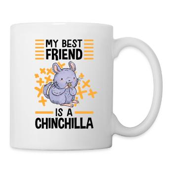 Chinchilla my best friend rodent woolly mouse - Mug - white - Right