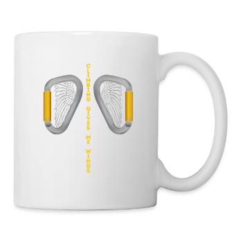 Carabiner Rock Climbing - Mug - white - Right