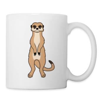 Meerkat Lover Gift Funny Animals - Mug - white - Right