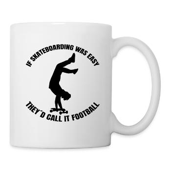 Skateboard Sakten Skateboarding Longboard Skater - Mug blanc - blanc - Droite