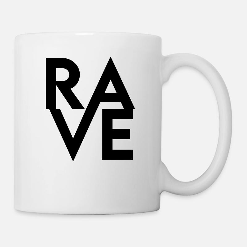 Rave Raver - Mug blanc - blanc
