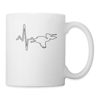 Pelikan Heartbeat - Mug blanc - blanc - Droite