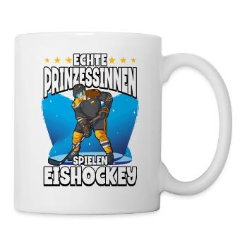 Eishockey Frauen Eishockeyspielerin - Tasse - Weiß - Rechts
