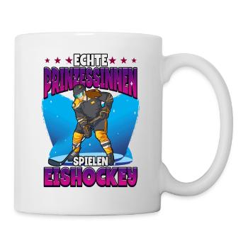 Eishockey Frauen Eishockeyspielerin - Tasse - Weiß - Rechts