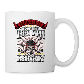 Eishockey Männer - Tasse - Weiß - Rechts
