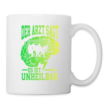 Eishockey Lustig - Tasse - Weiß - Rechts