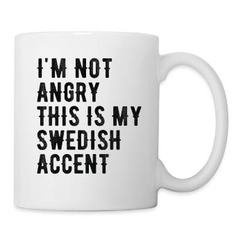 I'm not evil, my Swedish accent - Mug - white - Right