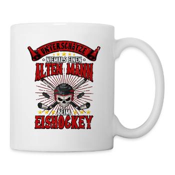 Eishockey Männer - Tasse - Weiß - Rechts