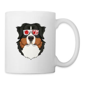 Bernese Mountain Dog Japan Sunglasses I Japanese - Tasse - Weiß - Rechts