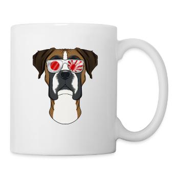 Boxer Japan Sunglasses I Japanese Flag - Tasse - Weiß - Rechts