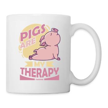 Cochon - Mug blanc - blanc - Droite
