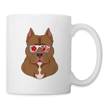 Pitbull Japan Sunglasses I Japanese Flag - Mug - white - Right