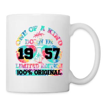 Unique Born 1957 Édition Limitée - Mug blanc - blanc - Droite