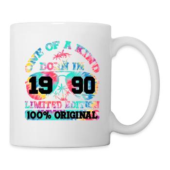 Einzigartig Born In 1990 Limitierte Auflage - Tasse - Weiß - Rechts