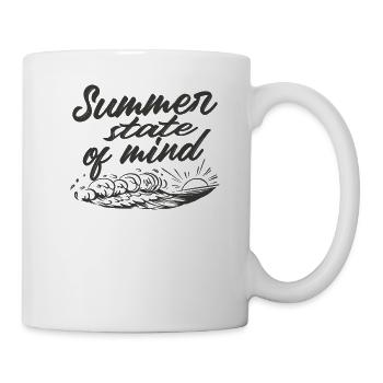Sommerstimmung Urlaub Sommergeschenk Waves - Tasse - Weiß - Rechts