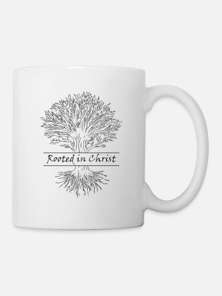 Rooted in Christ Tree of Life Believers - Mug - white