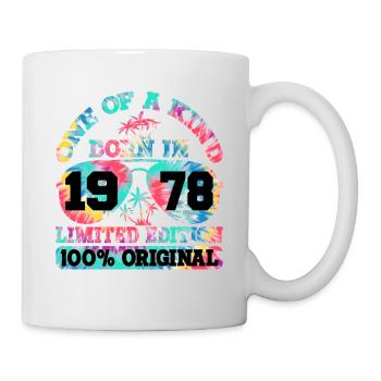 Unique Born 1978 Édition Limitée - Mug blanc - blanc - Droite