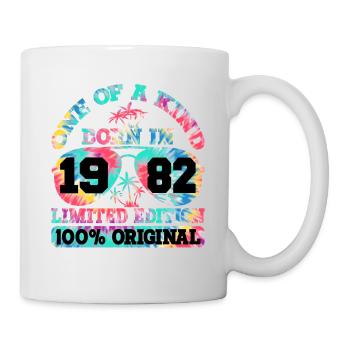 Unique Born 1982 Édition Limitée - Mug blanc - blanc - Droite