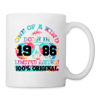 Unique Born 1986 Édition Limitée - Mug blanc - blanc - Droite
