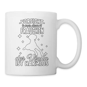 Vizsla Mama Magyar Vizsla Frauchen Hundehalter - Tasse - Weiß - Rechts
