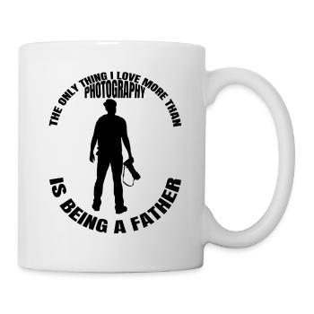 Fotografen Dad Fotografieren Vater Fotograf Kamera - Tasse - Weiß - Rechts